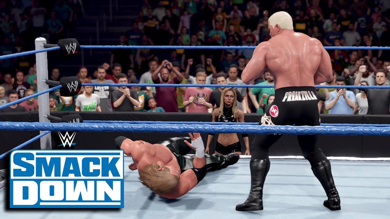 Test vs Scott Steiner 1 v 1 Match With Stacy Keibler  | WWE 2k22 Full Match