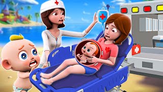 Oh No, Baby! Pregnant Mommy Gets Boo Boo! - Baby Born Song - Funny Songs & Nursery Rhymes