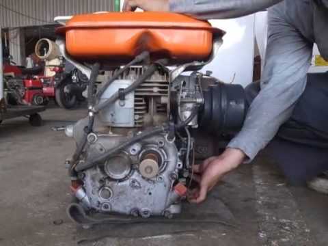 1 KUBOTA GS280 発動機 - YouTube