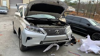 TEST FITTING THE LEXUS RX350 BUMPER & DROPPING OFF PARTS AT THE PAINT SHOP *REBUILD ALMOST COMPLETE*