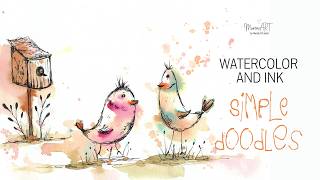Fun ink and wash illustration for your sketchbook