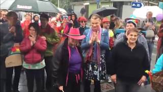 World record attempt for the shortest pride parade. - Paekakariki New Zealand