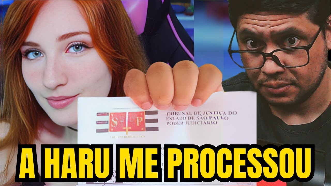A Haru me processou e tá querendo 120k