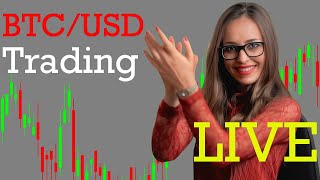 Live Bitcoin (BTCUSD) Trading &amp; Technical Analysis - My Cryptocurrency Trading Strategy