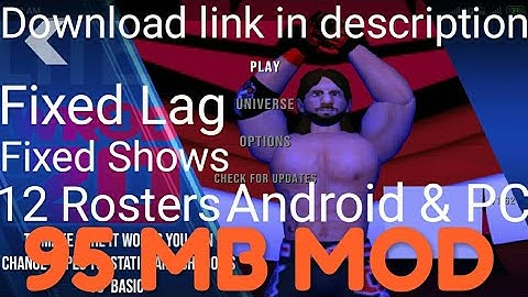 WR3D 2k20 MOD FIXED LAG FIXED SHOWS MOD DOWNLOAD LINK IN DESCRIPTION