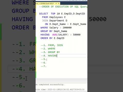 Video: Hvad gør ordre ved i SQL?