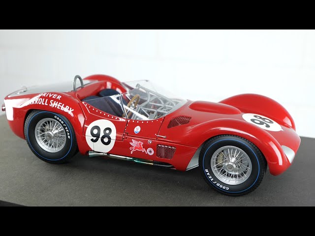 MINICHAMPS Maserati Tipo 61 1960 レッド Carroll Shelby Minichamps 1:12 Maserati Tipo 61 birdcage and fly