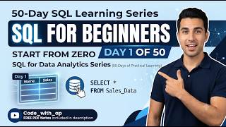 Day 1: What Is SQL SQL Tutorial for Beginners | Learn SQL in 50 Days