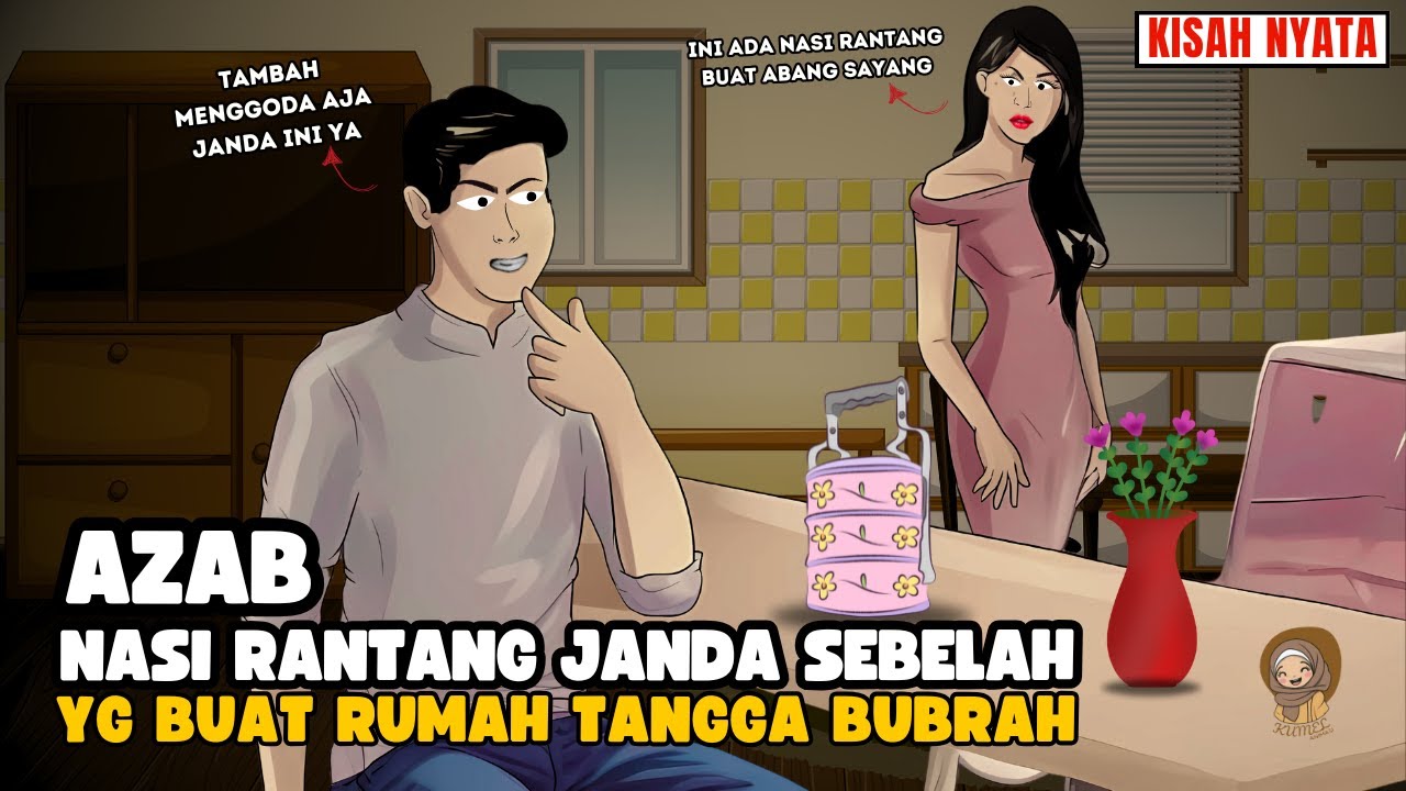 AZAB NASI RANTANG JANDA TETANGGA SBLAH YG BUAT KLUARGA BUBBRAH ||  SINETRON AZAB