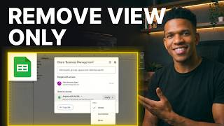 How to Remove View Only in Google Sheets (2026) | Step-by-Step