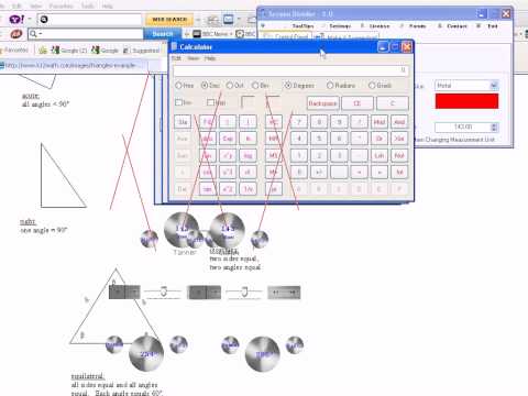 Screen Divider - Measuring angles in a triangle easily