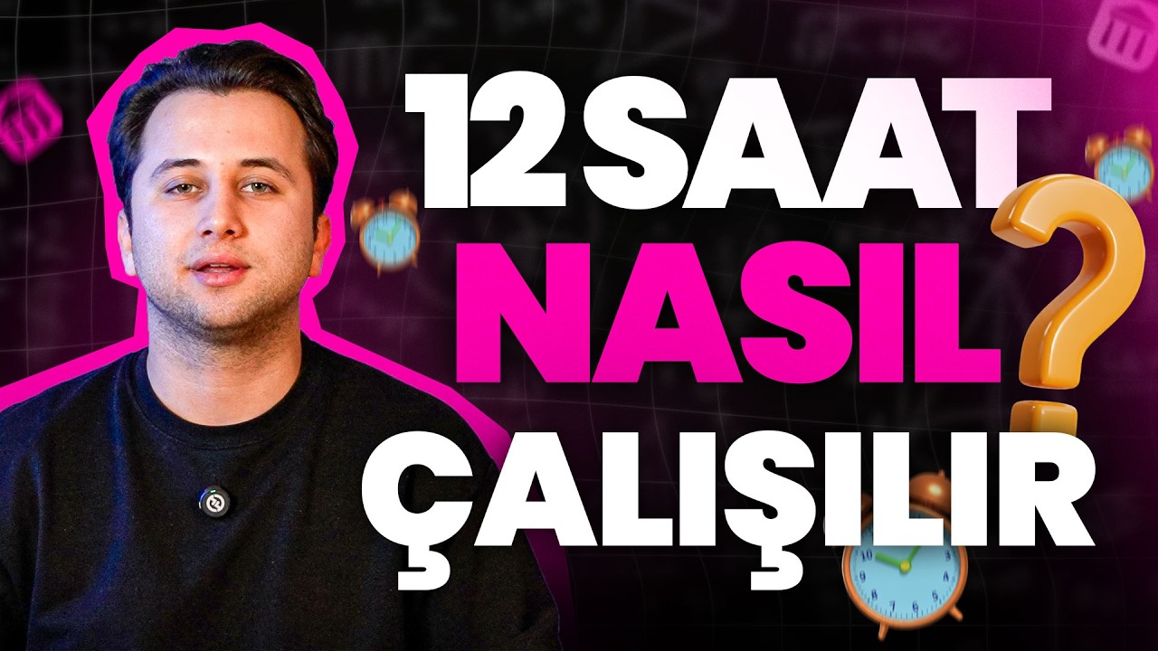 Günde 12 Saat Çalışma Disiplini! | Herkes Yapamaz!