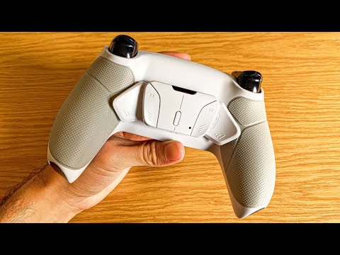 Installed the rear buttons for the DualSense PS5 without soldering.