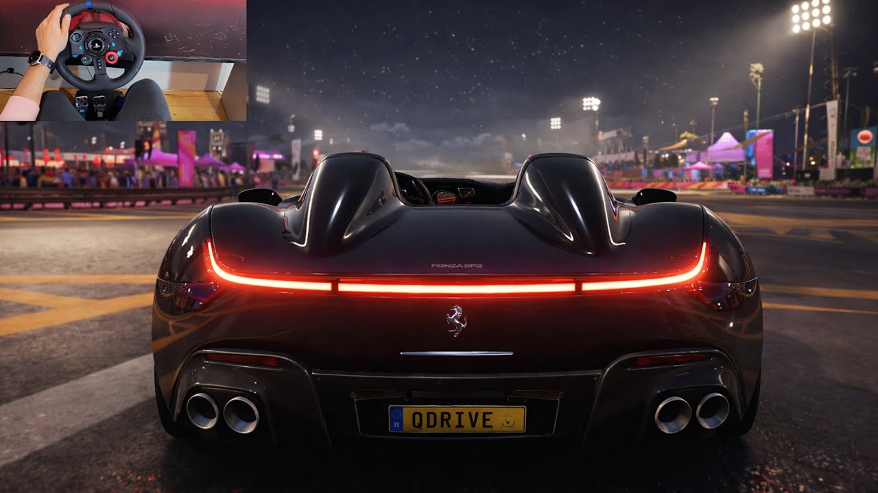 ONE HAND vs MONSTER! 🏎️💨 Ferrari Monza SP1 City Sprint | Forza Horizon 5 (HANDCAM)