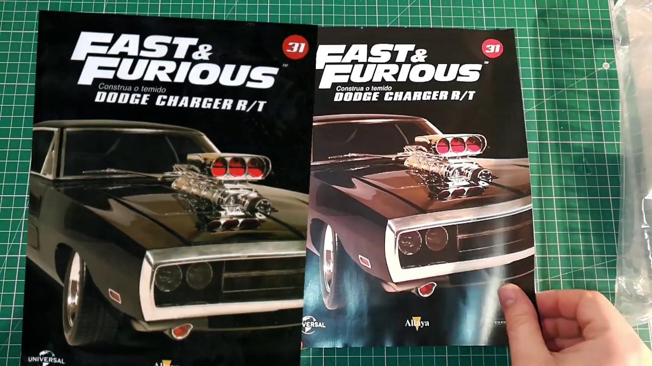 Dodge Charger R/T Fast & Furious - Packs 31 à 36 Altaya - Échelle 1/8 - Neuf