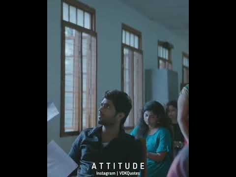 Vijay devarakonda attitude