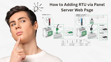How to Add RTU via Panel Server Web Page