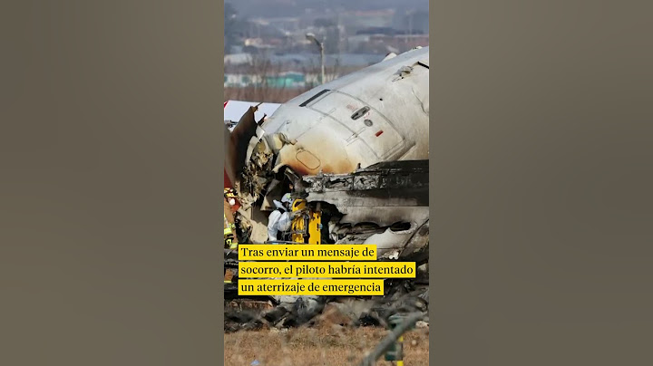 Tragedia en Corea: dan por muertos a 175 pasajeros de un avión que se ha estrellado en Corea del Sur