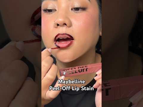 A New Drugstore Peel-Off Stain from Maybelline!? #lipstain #peeloff #maybelline