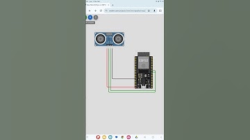 Sensor de distancia. #micropython #esp32 #electronics
