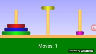 Desafio Torre de hanoi com 5 discos screenshot 3