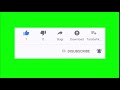 green screen hand click no copyright 2020 | green screen like share subscribe