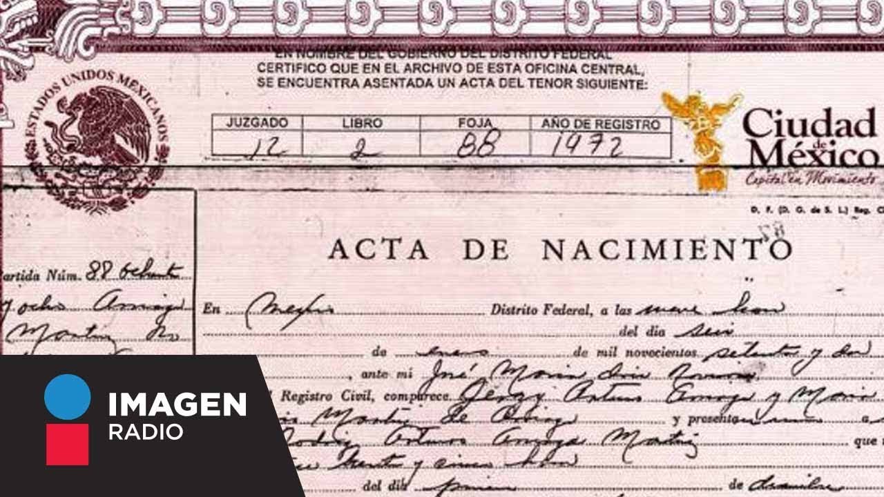 Cuanto cuesta el certificado de nacimiento