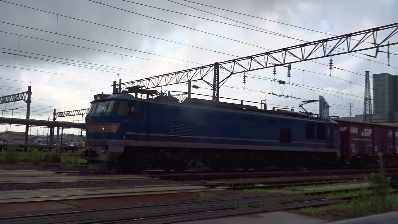 2026.07.18 貨物列車（2091列車）秋田駅発車