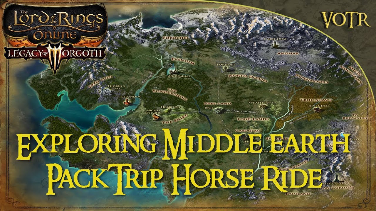 LOTRO Kinship Event Day -A Pack Trip Horse Ride Exploring North Downs DEEDS!!! [🔴Livestream]