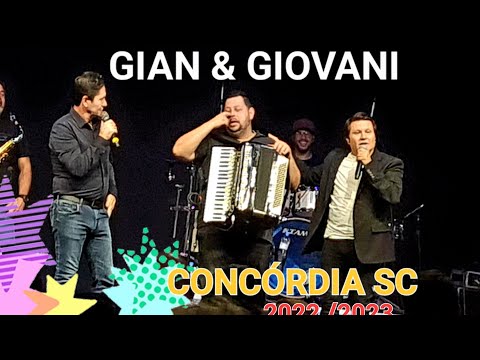Gian & Giovani em Concórdia SC, uma noite espetacular em nossa Santa Catarina.