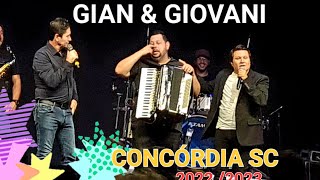 Gian & Giovani em Concórdia SC, uma noite espetacular em nossa Santa Catarina.