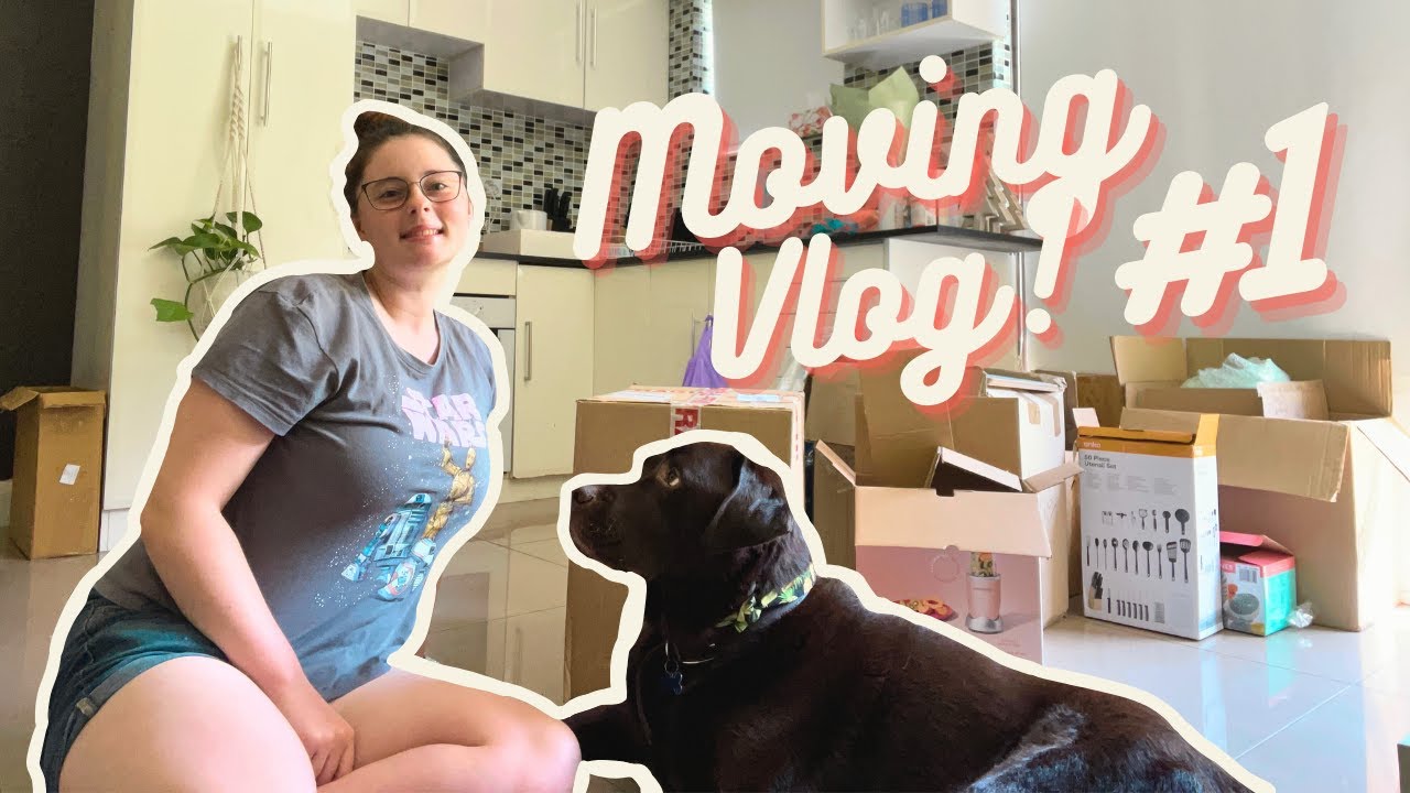 Moving house with an assistance dog || Moving vlog PART 1