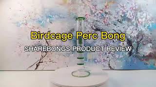 Birdcage Perc Dab Rig Big Triple Comb Straight Tube Water Bongs Share Bongs Review.