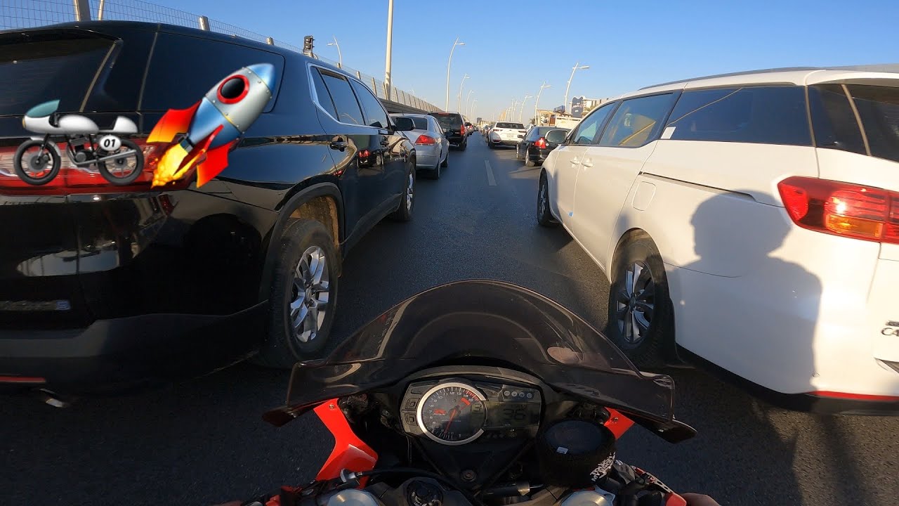 الحل لزحمة الرياض ، داومت على الدباب 🏍️❤️.