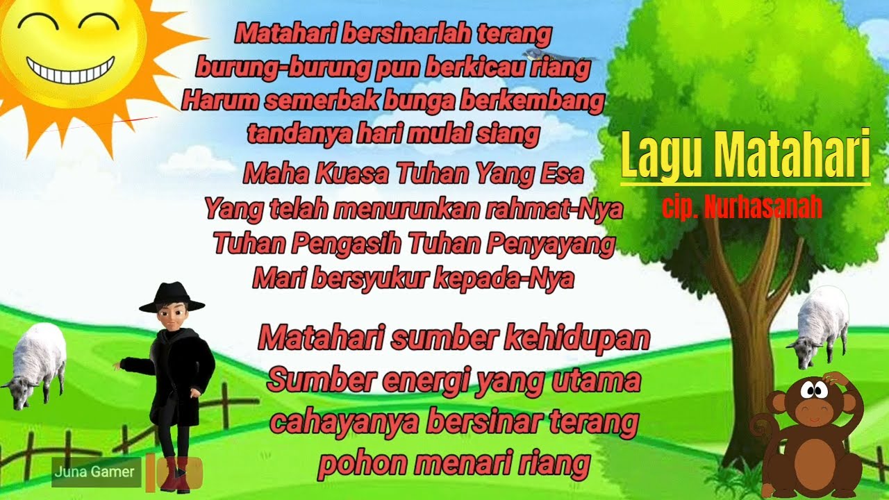 Lagu matahari diciptakan oleh