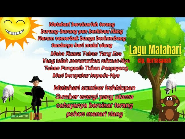 LAGU MATAHARI CIPTAAN NURHASANAH || LENGKAP DEGAN LIRIK class=