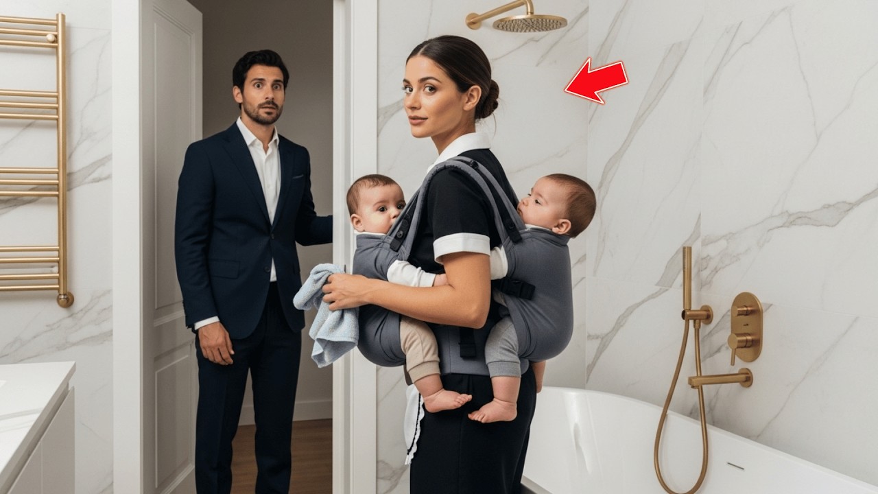 AO VER A EMPREGADA EXAUSTA CUIDANDO DOS GÊMEOS, MILIONÁRIO TOMA UMA DECISÃO INESPERADA