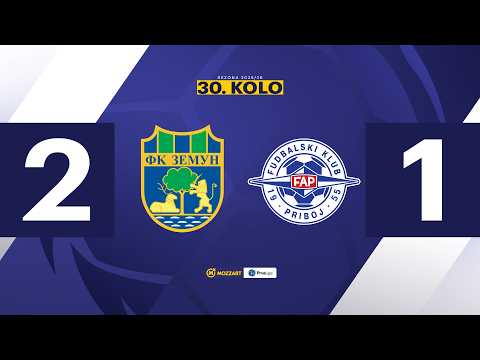 MBPLS 2025/26 - 30.Kolo: ZEMUN – FAP 2:1 (1:0)