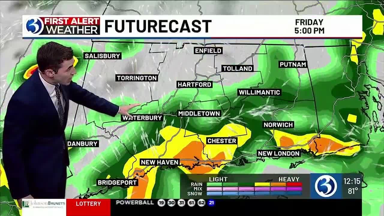 FORECAST: Late afternoon/evening thunderstorms Friday - YouTube