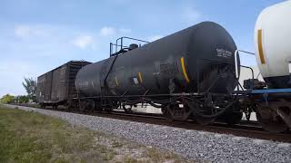 [FHD]  FEC TRAIN ID #970 ENGINE # 716 SD40-2 @ 2:43 PM 4/8/2019