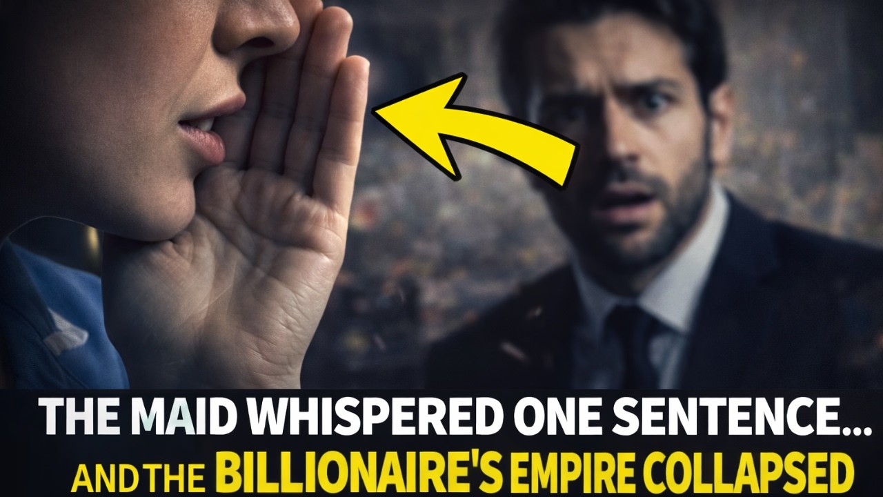 THE MAID WHISPERED ONE SENTENCE... AND THE BILLIONAIRE'S EMPIRE COLLAPSED