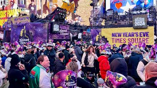 NEW YEAR'S EVE 2024 New York City Times Square🎊(12.31.23) by Walk Ride Fly 7,846 views 4 months ago 9 minutes, 21 seconds