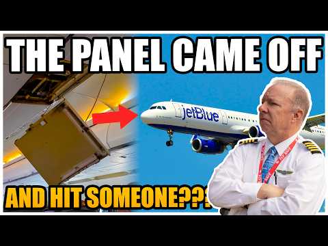 JetBlue 1569 Returns to JFK After Cabin Panel Falls | Captain Steeeve Reacts