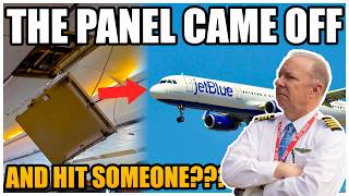 JetBlue 1569 Returns to JFK After Cabin Panel Falls | Captain Steeeve Reacts