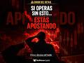 Sin esto no estás haciendo trading, estás apostando