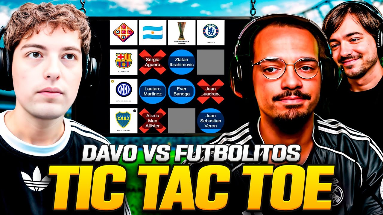 TIC TAC TOE FUTBOLERO vs. LOS FUTBOLITOS: ¿QUIEN SABE MAS DE FUTBOL?