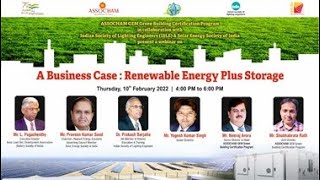 Webinar on - A Business Case : Renewable Energy Plus Storage