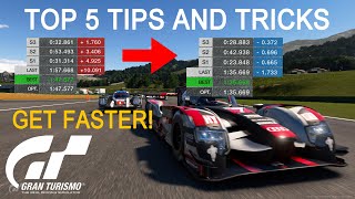 5 BEST Tips And Tricks to get FASTER on GT Sport | Gran Turismo Sport PS4 2020