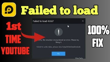 Ld Player Emulater Load to Failed Problem Fix | Stuck | Encountered Error problem fixed