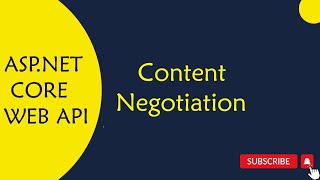 ASP.NET Core WEB API : 27. Content Negotiation in ASP.NET Core Web API in Telugu